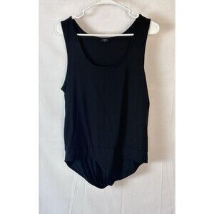 J. Crew 365 Womens XL Soft Modal Black Tank Top Body Suit